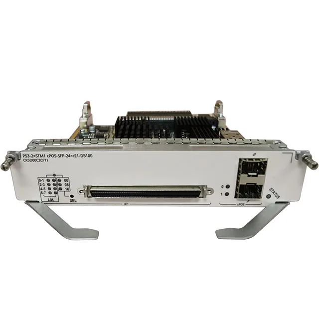 Original HW  router 03033LBK CR5D00E8GF72 03033MLB CR5D00C2CF71 2-port Channelized STM-1c POS-SFP and 24-port   Flexible Card