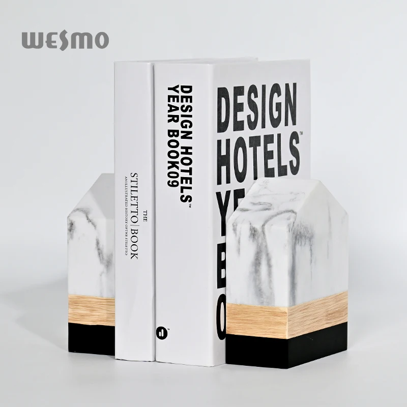 Modern Home Decor Simple Office Table Decoration Book Holder Decorative Bookends