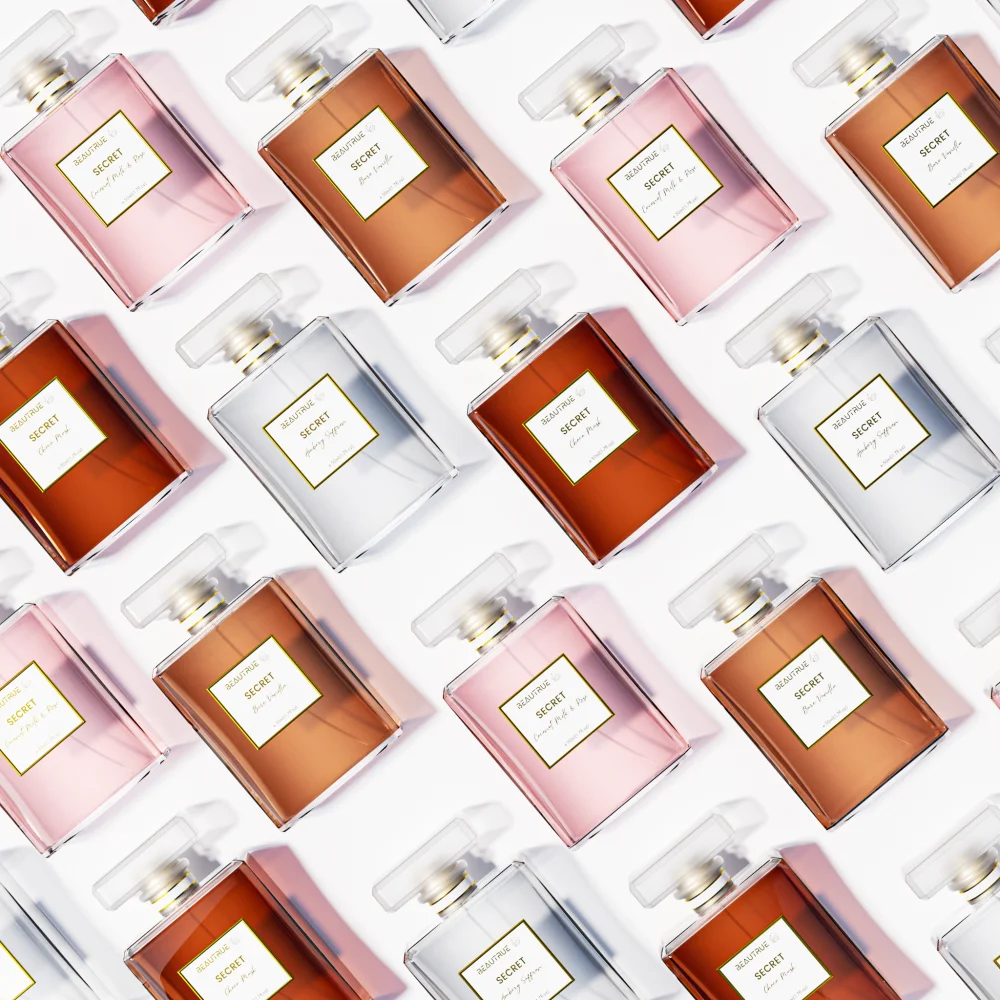 Custom Luxury Gift Original Perfume For Women Secret Bare Vanilla Coconut Milk Rose Choco Musk Ambery Saffron Fragrance