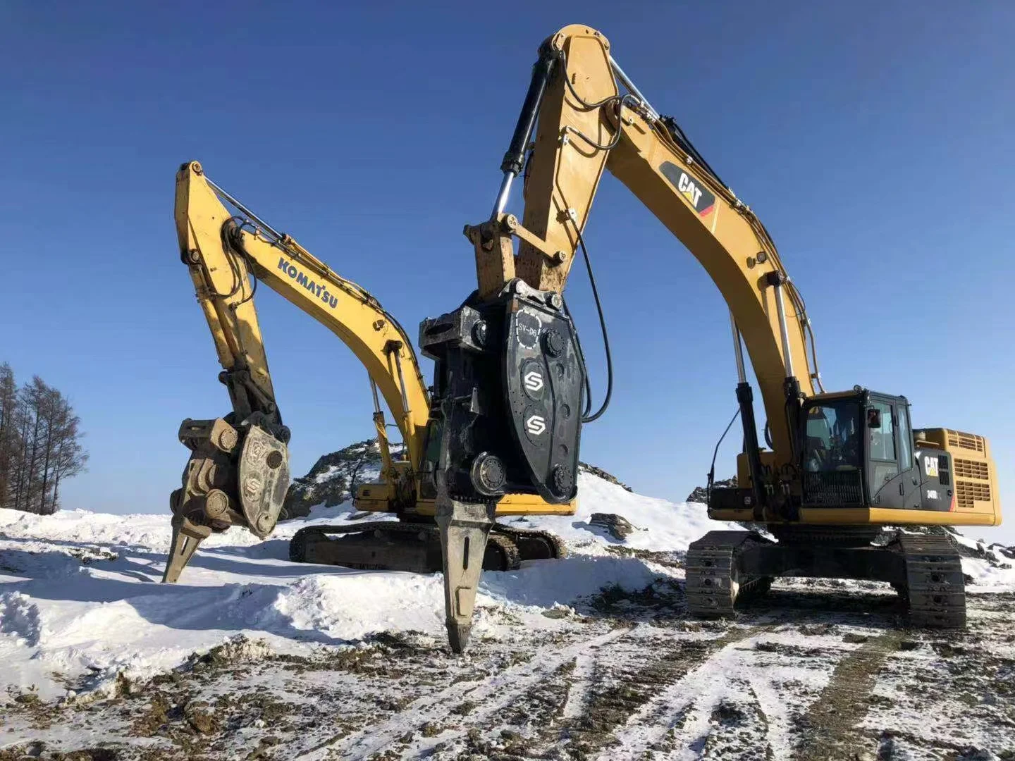 Hydraulic cat  vibro ripper for excavator