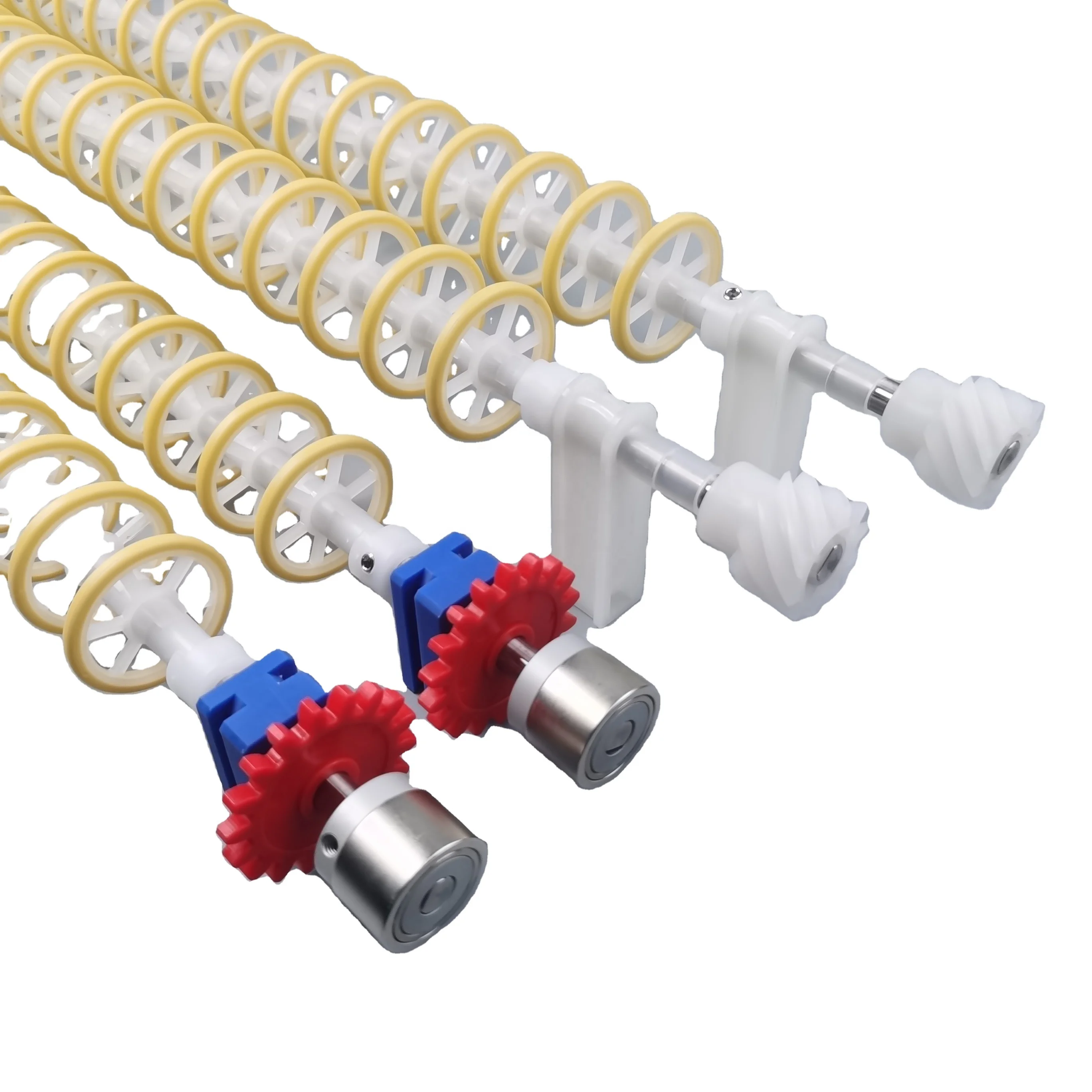 customized plastic disk roller set for PCB chemical cleaning machine korea