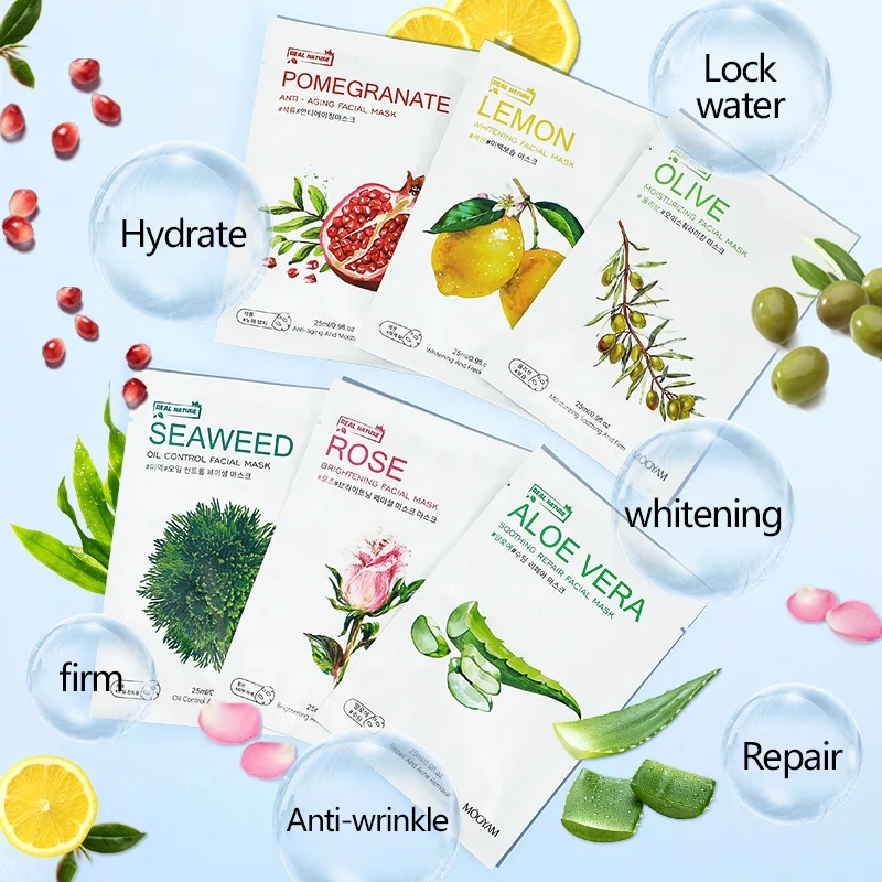 Korean Cosmetics Private Label Dark Spot Skin Care Whitening Facial Mask