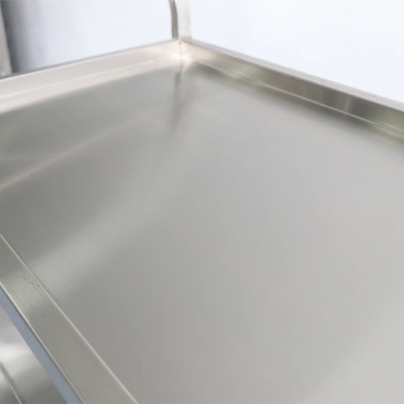 Commercial Stainless Steel Food Trolley Restaurant Food Cart
