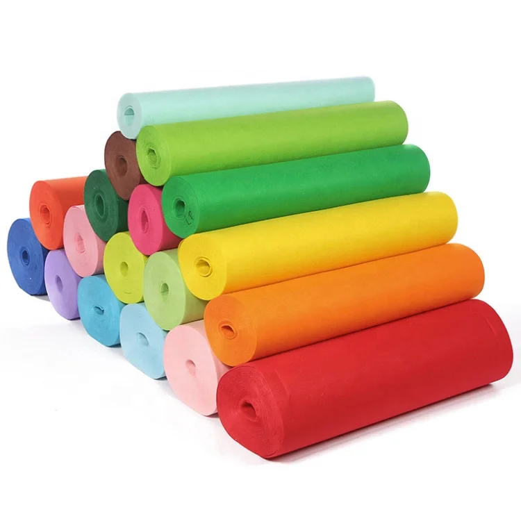 China supplier 100% polyester carpet pet fabric roll felt christmas with cheap price