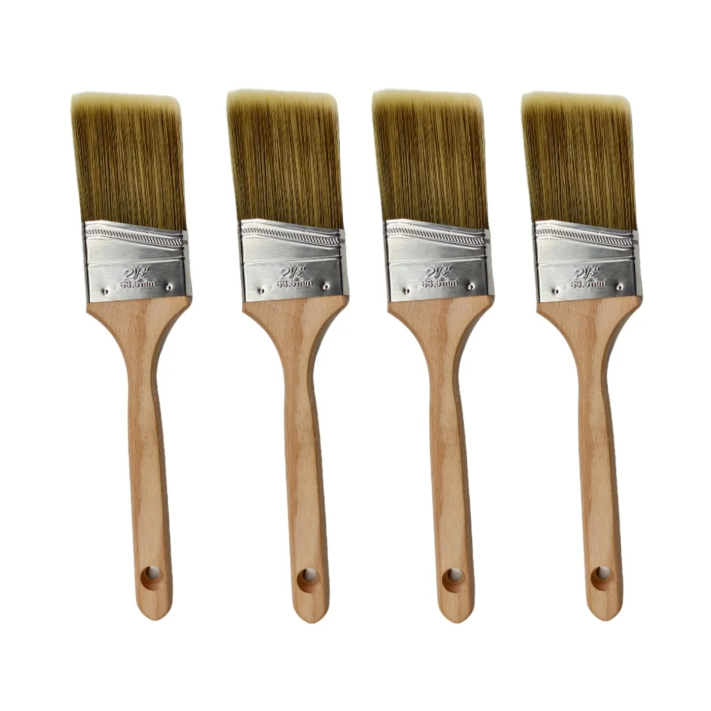 3 INCH Beech Handle Varnish PBT/PET Paint Applicator Brush High Quality Bristle Painting Brush