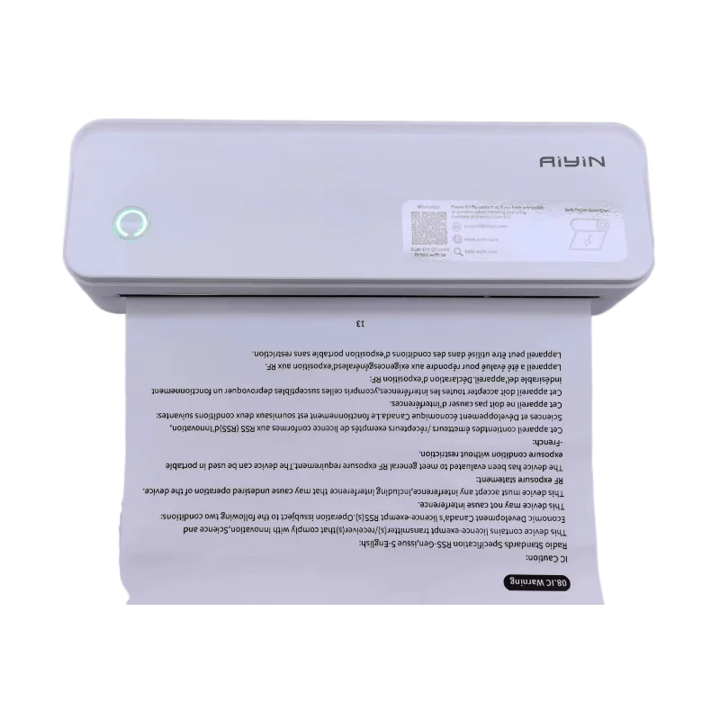 216mm x 6.4M Inkless Printing Paper  thermal paper roll use for A4 thermal printer