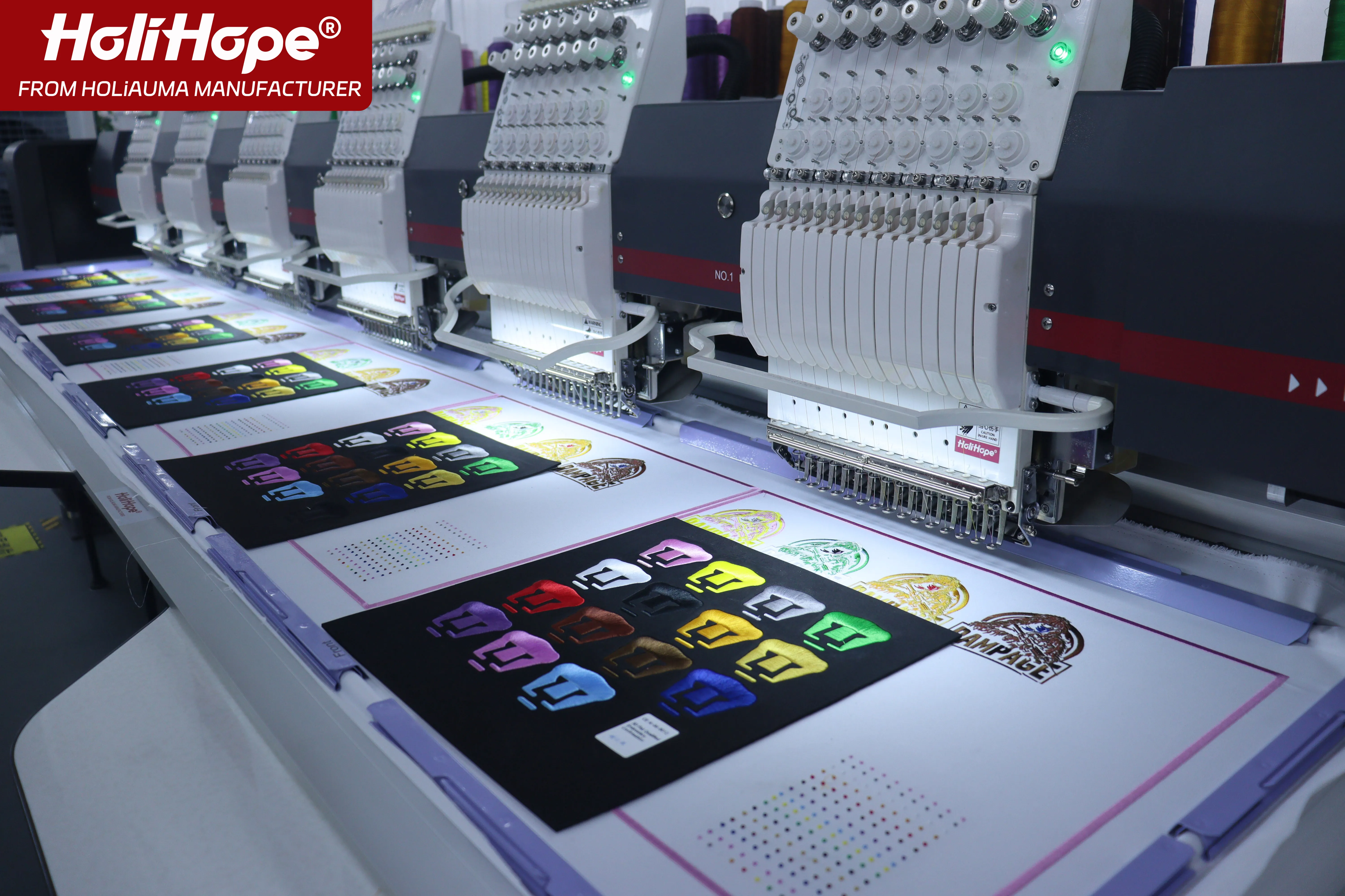 Cheap Price 15 Needles 6 Head Embroidery Machine in Hot Sale 3D Cap T-shirt Flat Industrial Computer Embroidery Machine With CE
