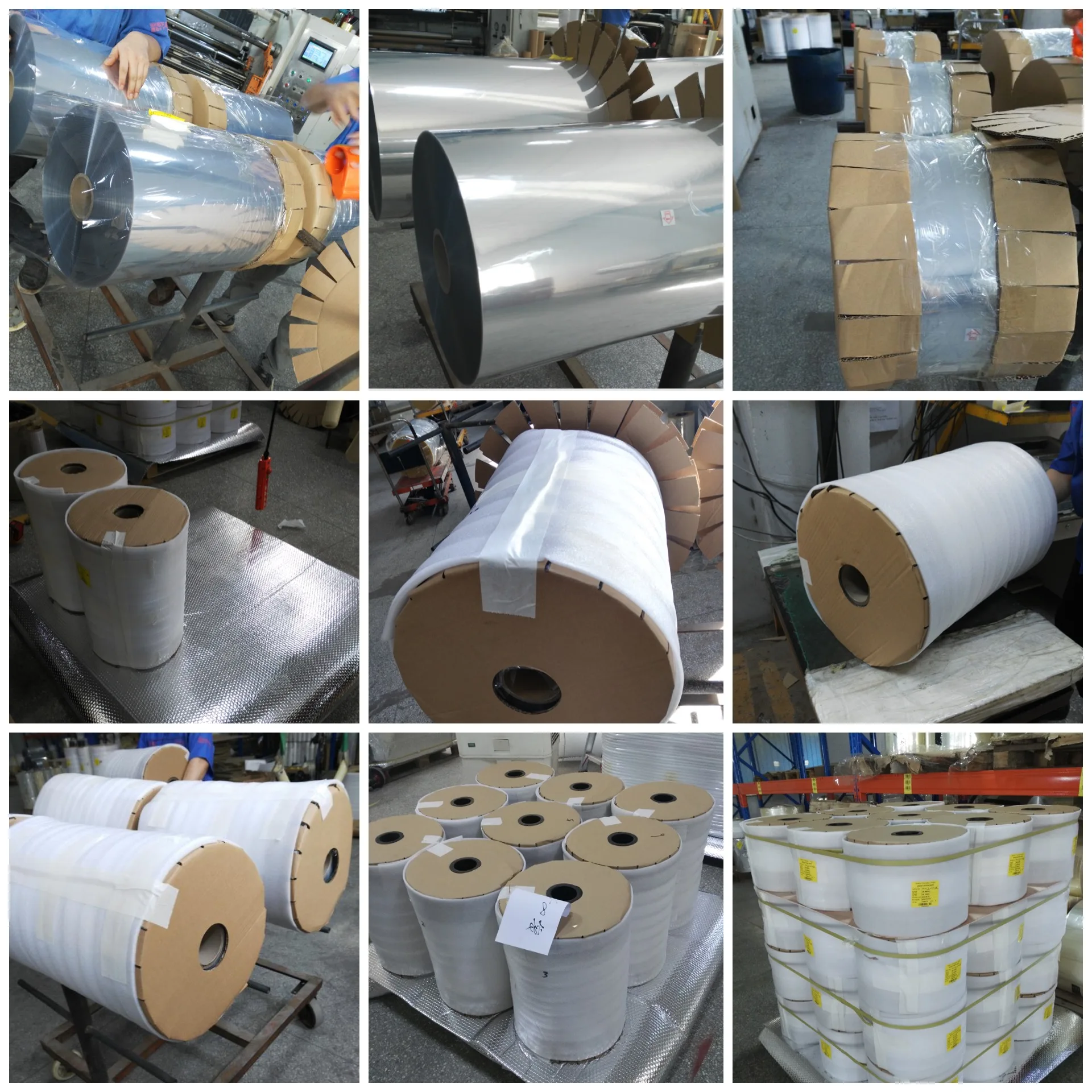 China factory 35 and 40microns blow molding and cast PVC PETG shrink film