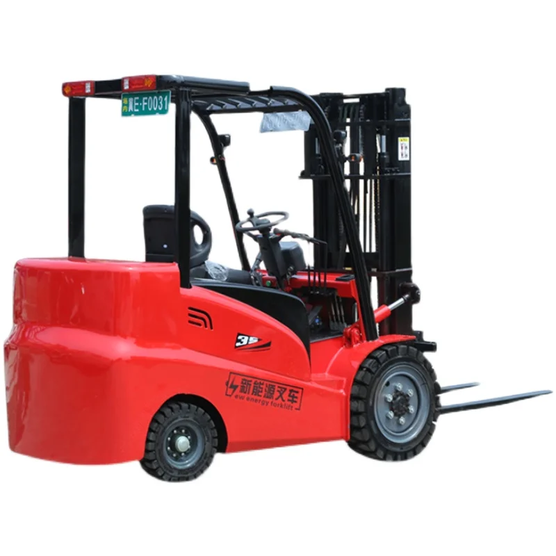 Mini Warehouse Pallet Lifting Device Semi Electric Walkie Stacker Forklift