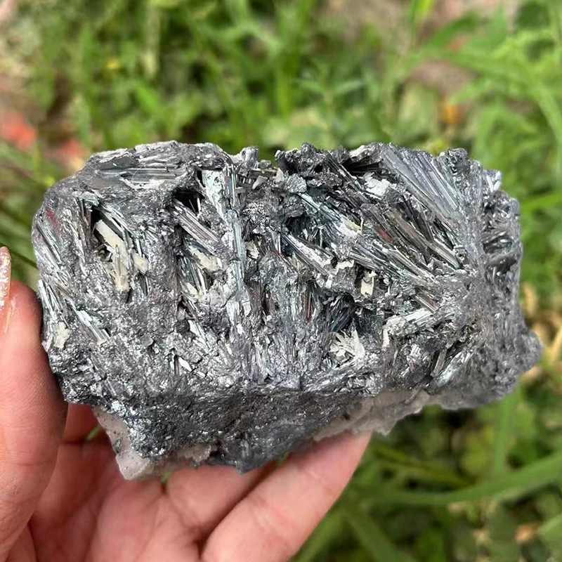 Wholesale Natural Healing Crystal Quartz Mineral Specimen Rough Stibnite Raw Antimonite