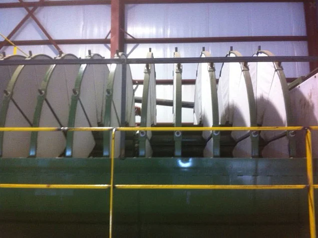 Factory direct sales Disc vacuum filter cloth bag fan shaped filter plate disc triangle bag for mining