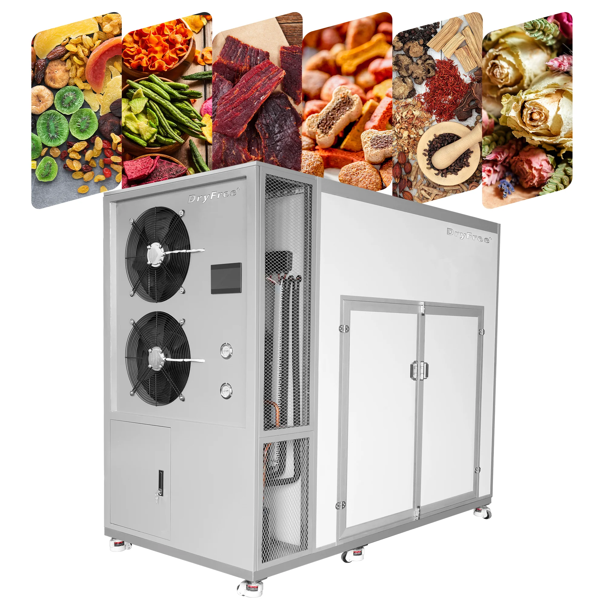 Fruits And Vegetables Drying Machines Carrots Dehydrated Food Dryer Electronic Pump Dehydrators With 60 Tray[Support Custom]