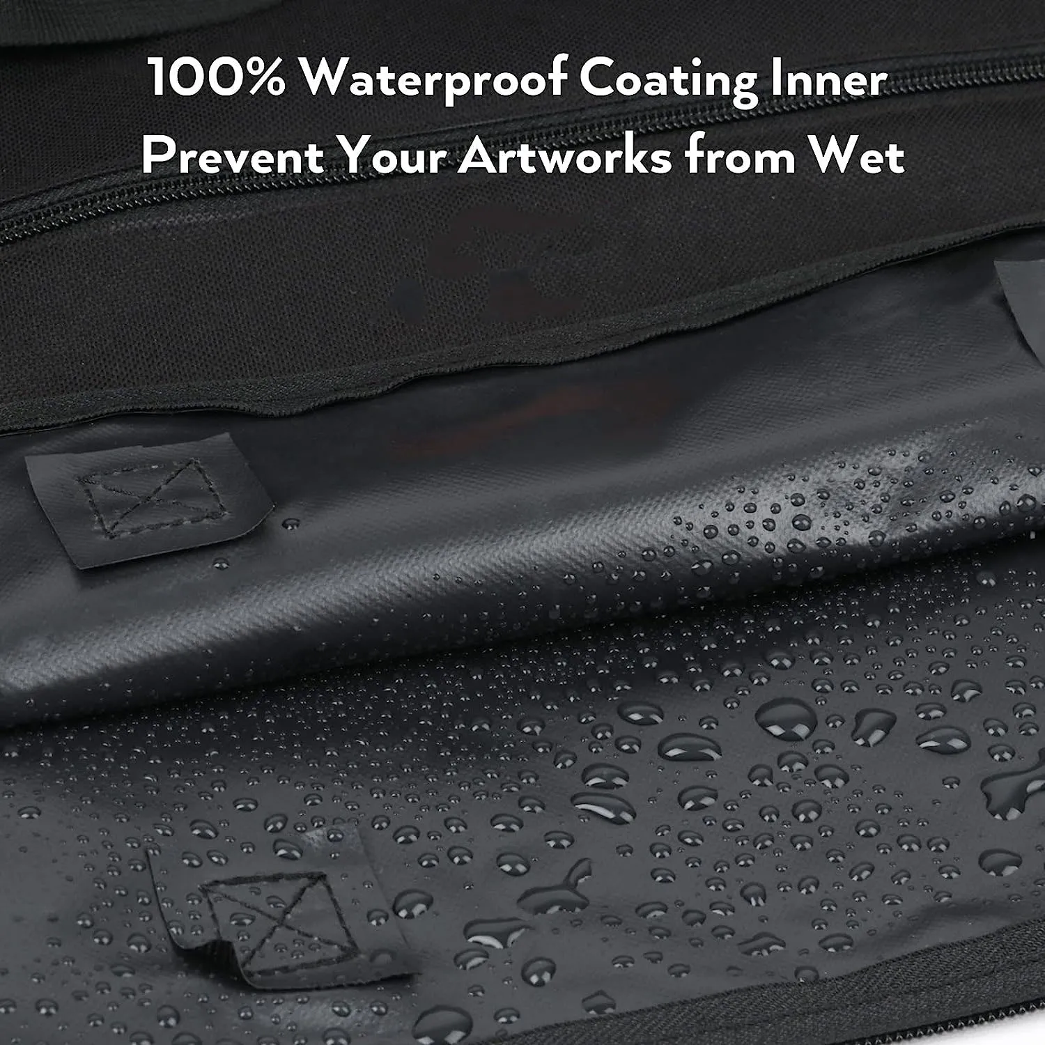 OEM ODM Light Weight Waterproof Art Portfolio Bag Large Size Art Portfolio Case For Artwork Drawing