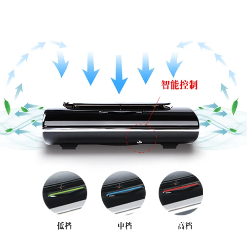 portable dropship negative ion true hepa 2022 car air purifier ionizer