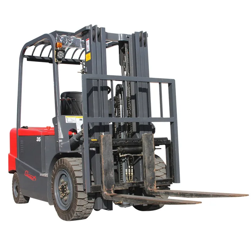 New Style fork lift transport equipment lithium battery powered pallet lifters electric forklift 3 ton