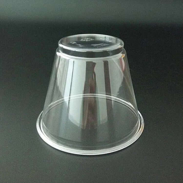 Custom logo printed clear 9,11,12, 14, 16, 18, 20, 24 , 32 oz PP PET transparent disposable plastic boba cup with lid