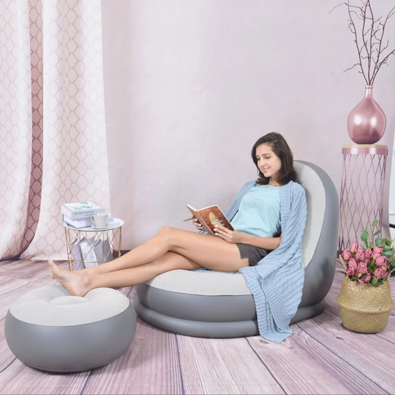 Надувной диван-кровать Smart-Furn из ротанга украшение для отдыха на открытом воздухе портативная уличная мебель пляжа кроссовера автомобиля