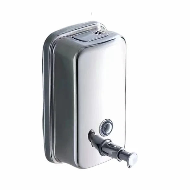 Wholesale Stainless Steel Wall Mounted Soap Dispenser Liquid Hand Wash Dispenser with Lock