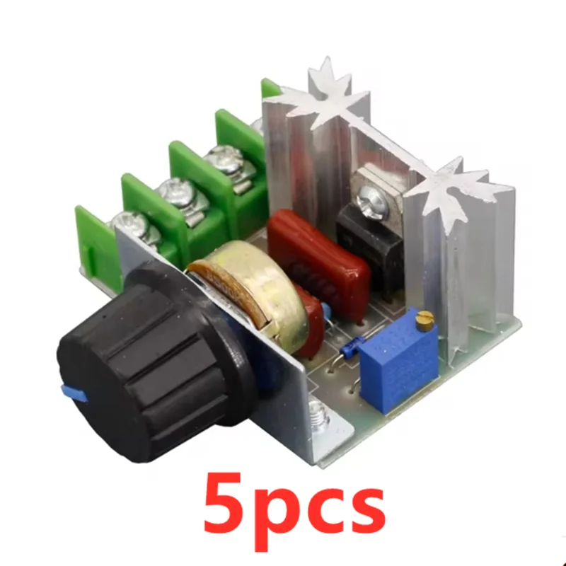 5pcs2000 watt voltage regulator SCR power Motor speed home improvement 220 W AC 50-2000 volts