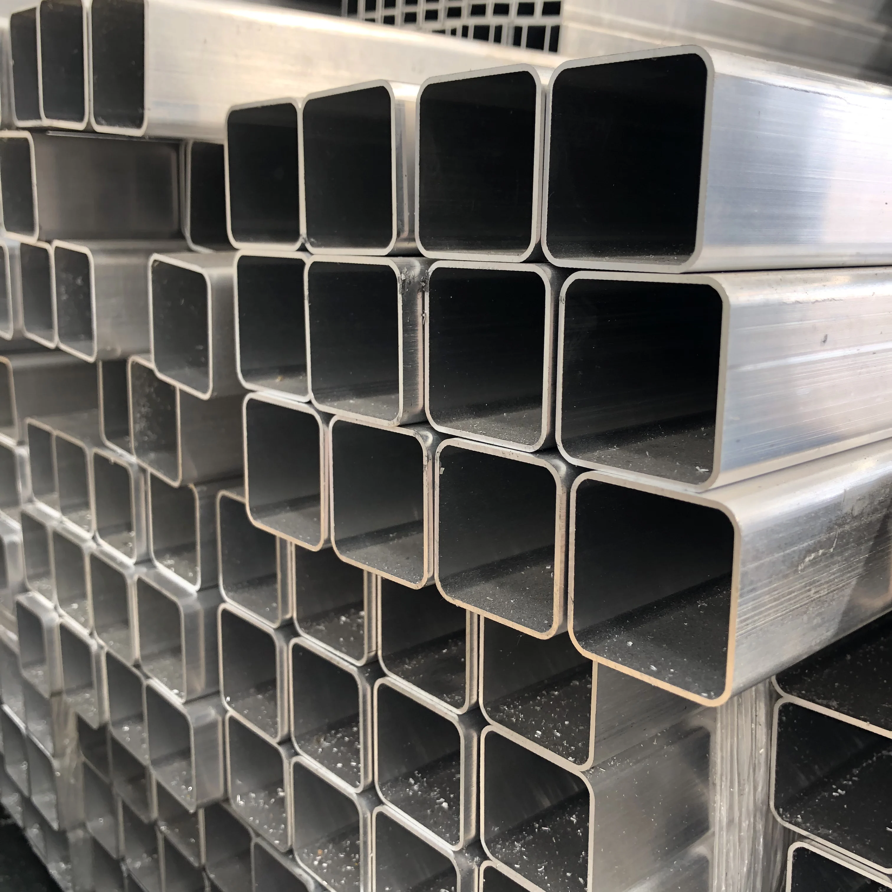 Factory Supply Aluminum Alloy Square Tube Aluminum Rectangular Pipe
