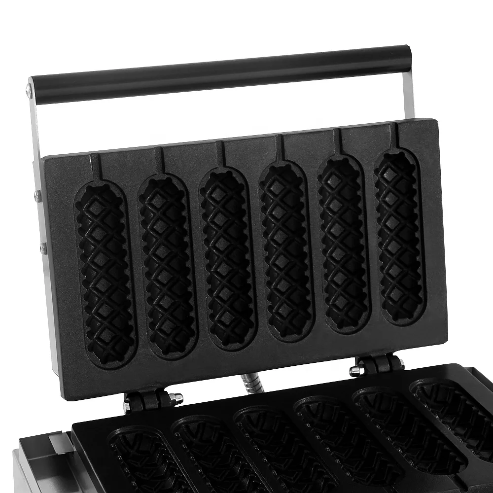 Commercial Kitchen snack Equipment Non Stick Commercial Hot Dog Waffle Maker
