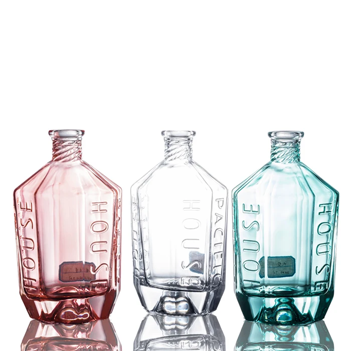 Барная верхняя бутылка джина спрей синяя стеклянная водки виски