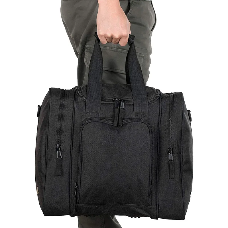 High Quality Custom Heavy Duty Indoor  3 Balls Bowling Bag with Shoes Pockets and Shoulder Strap