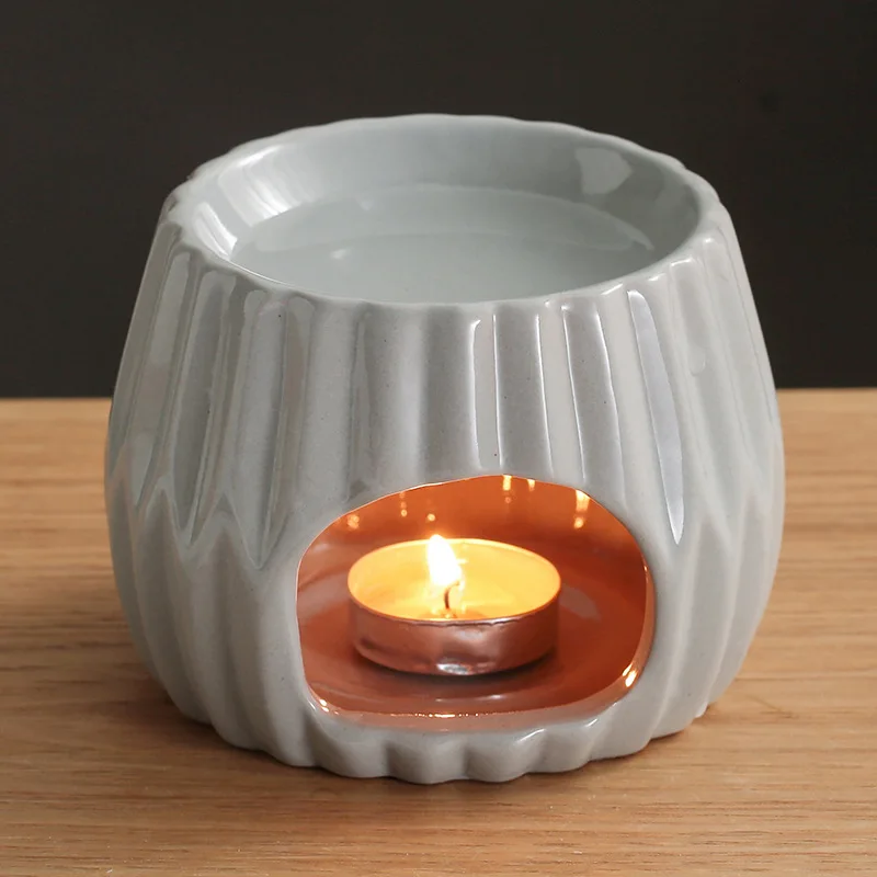 Low Moq Wax Melter Ceramic Candle Warmer Wax Burner Melt Fragrance Warmer Incense Oil Warmer Wax Melt Burner