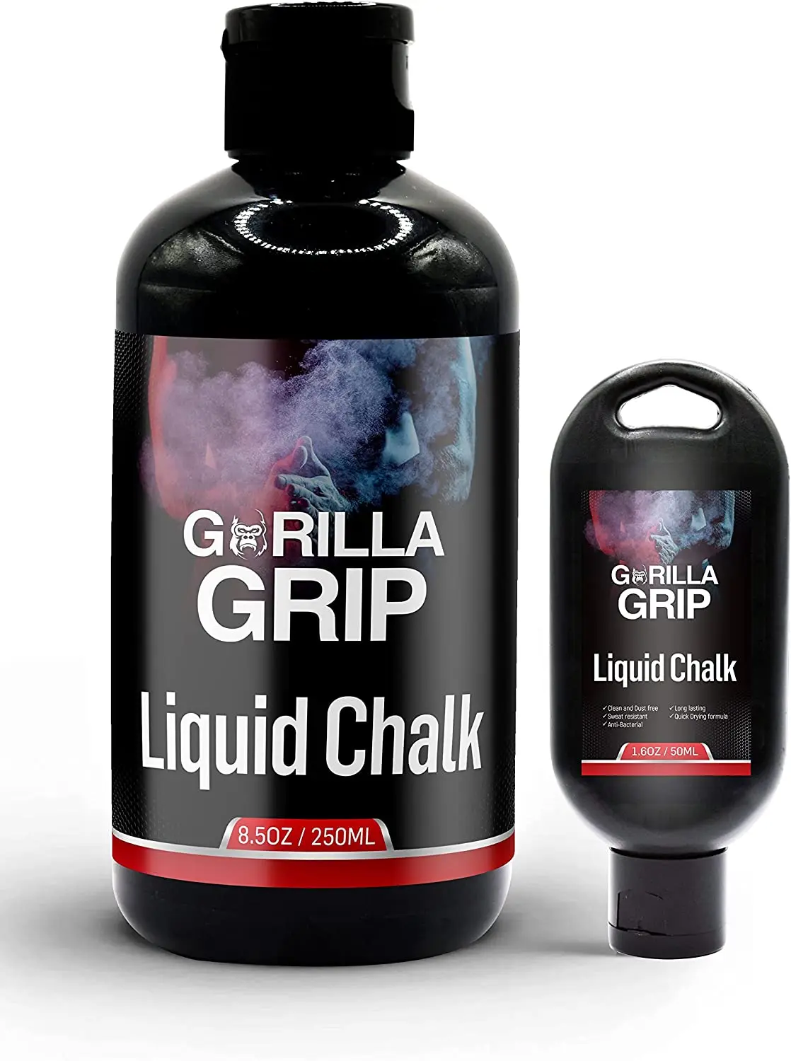 custom logo sports climbing weightlifting white liquid 250ml 50ml chalk gym liquid chalk