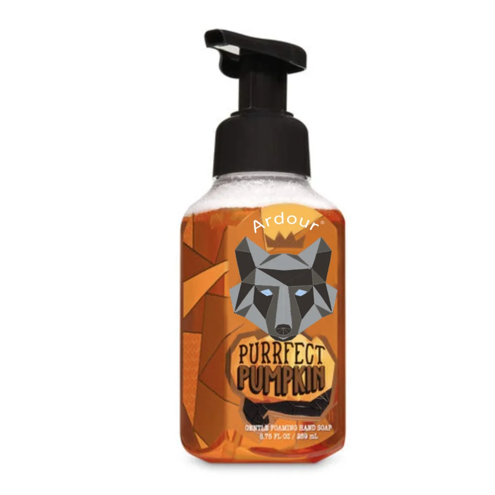 Purrfect Pumpkin Gentle Foaming Hand Soap Liquid Hand Wash Dispenser Liquid Handwash Bottles Liquid Soap Bottle