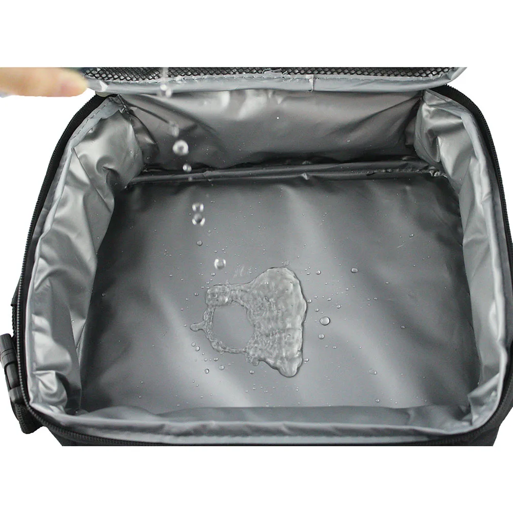 Custom Black Thermal Led Coffee Pink Ice Cream Making Gift Delivery Craft Color Bags Of Meals For Food Delivery Bag