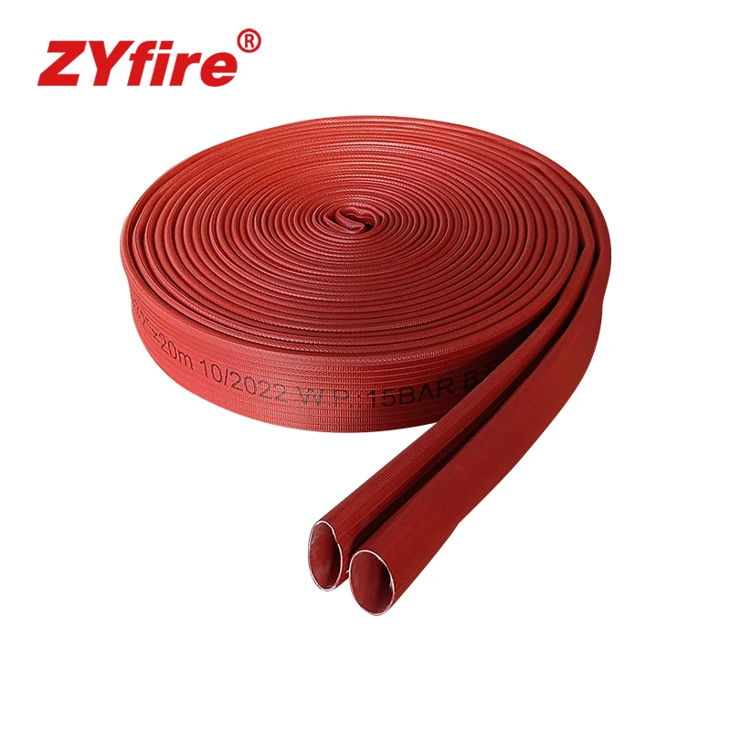 ZYfire firefighting equipment accessories NBR covered UL listed fire fighting hose pipe for fire attack