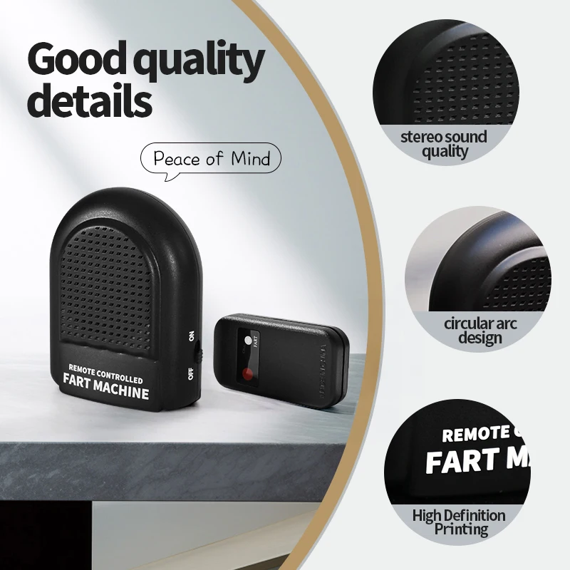 Remote Controlled Fart Machine with Different Realistic Sounds Portable Farting Machine Toy Pranks Jokes Gag gifts for kids