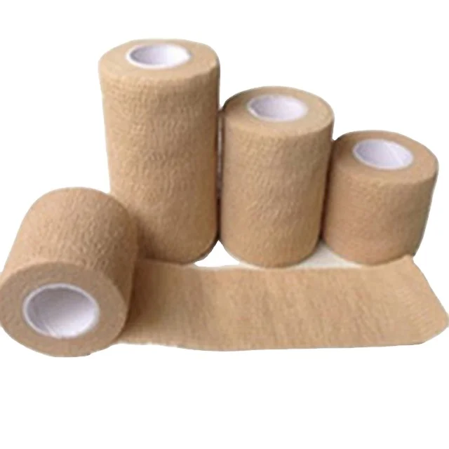 PP nonwoven fabrics rolls elastic self adhesive easy tear fabric with PP non woven fabric 100% polypropylene