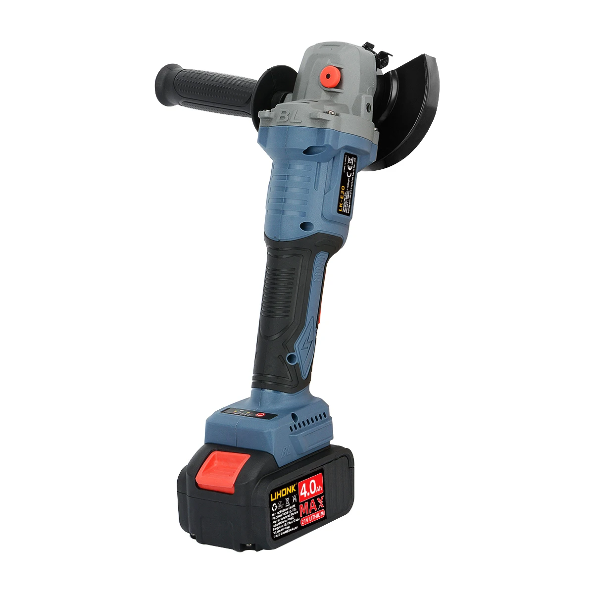 E20-2 600W 1000W Brushless Angle Grinder Industrial & DIY 100mm Grade Electric Tools Cutter Machine with Variable Speed