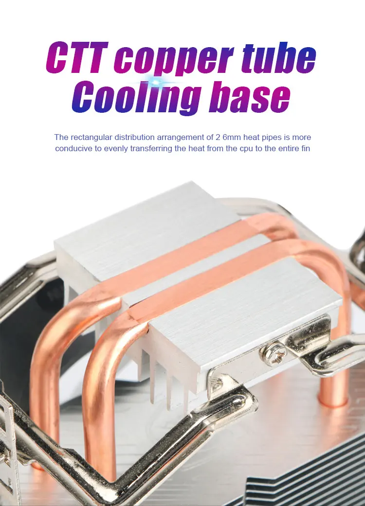 2021 Bestsales Colorful For120mm Cooling rgb fan Heat Sink  Cool wind s200 12025 fans  Lga Universal