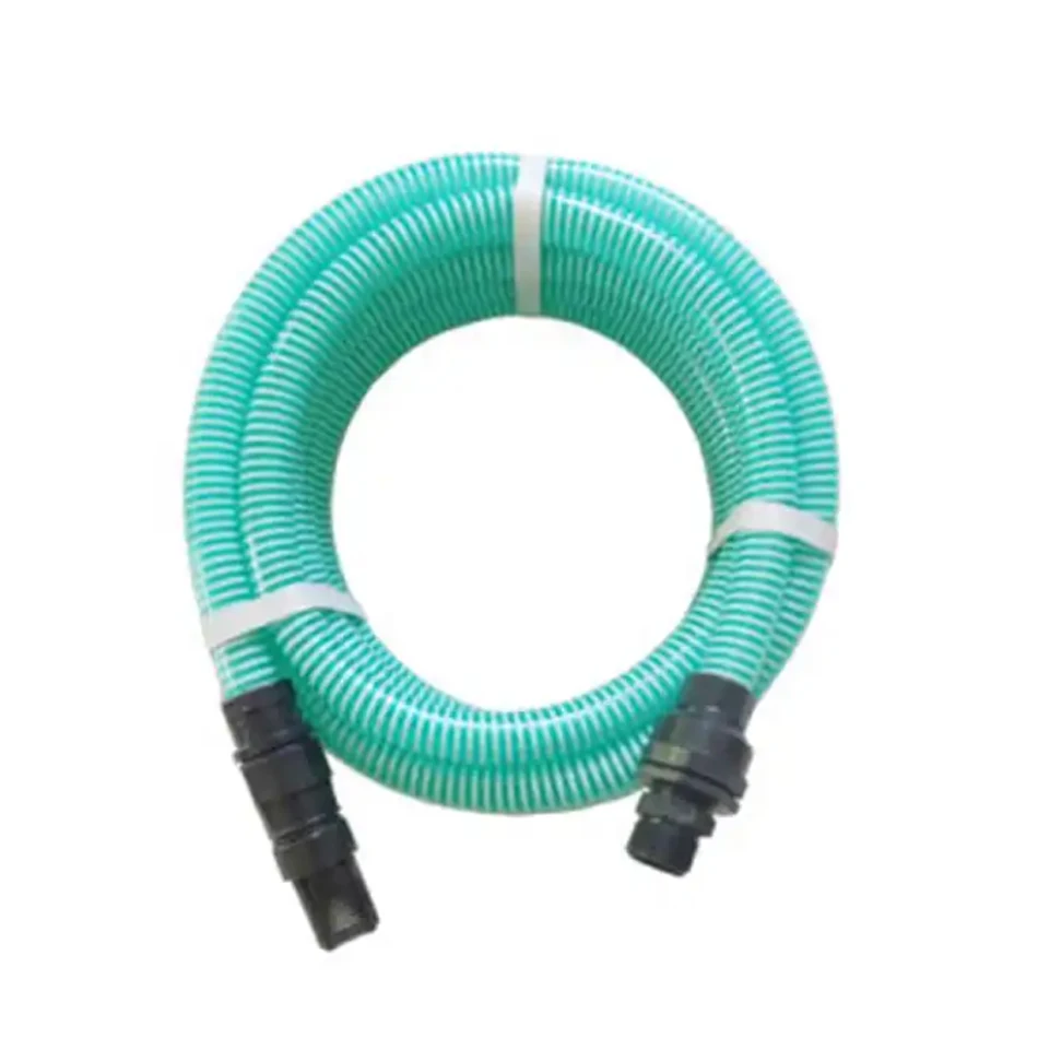 Garden Hose Expandable Thickness 0.5-1.2mm 2 Inch Corrugated Garden Water Pump Flexible PVC Spiral Suction Hose