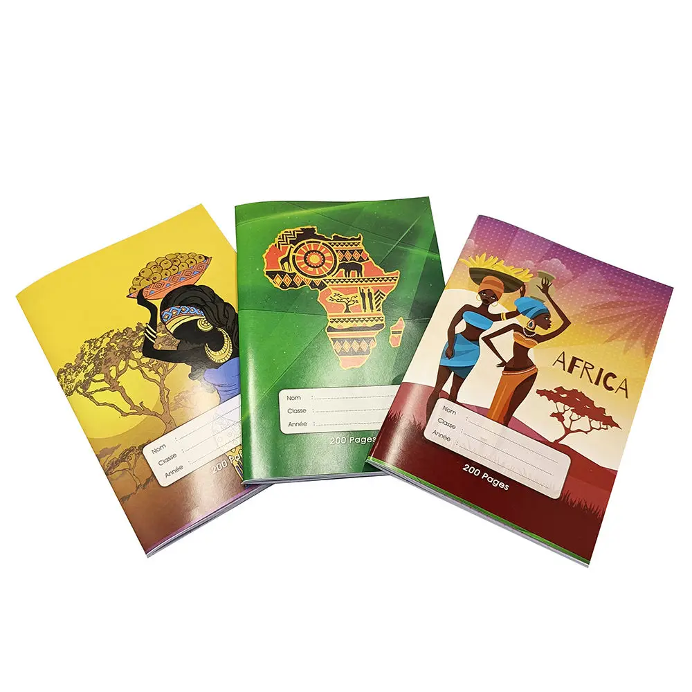 Custom Wholesale Africa Bulk School A4 200 Pages French Line Exercise Books Classmate Cheap Notebook for School Student