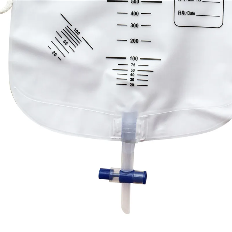 Urinary Drain Drainage  Bag  Urine Collection Bag with Anti-Reflux Chamber Medical Drain Bags Drainage Tub1500 mL