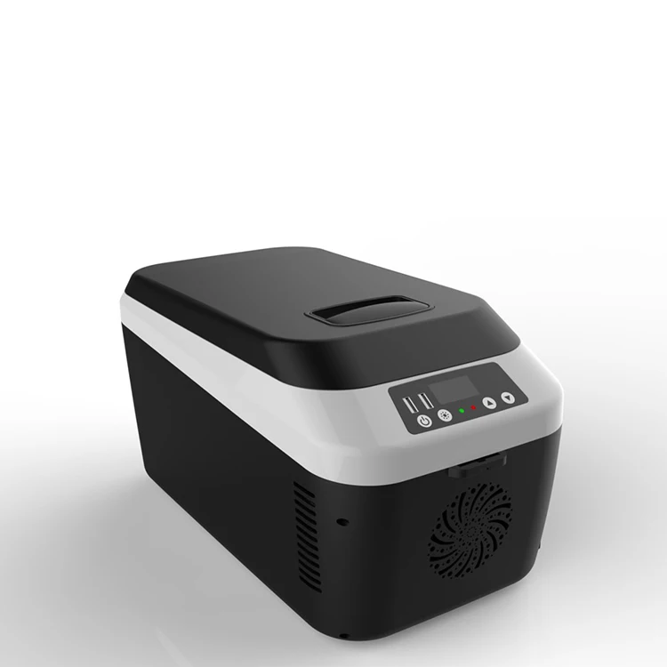 
12L 12V Portable plastic outdoor vehicle refrigerator car fridge cool box for travel 