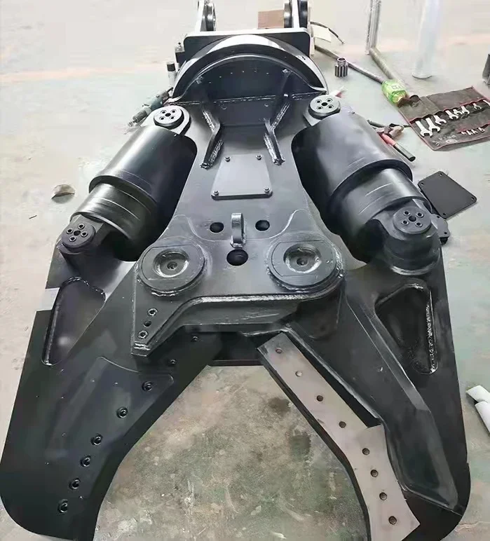 MAYERDI Hydraulic Rotating Excavator Attachment Demolition Double Cylinder Metal Scrap Shear For Excavator