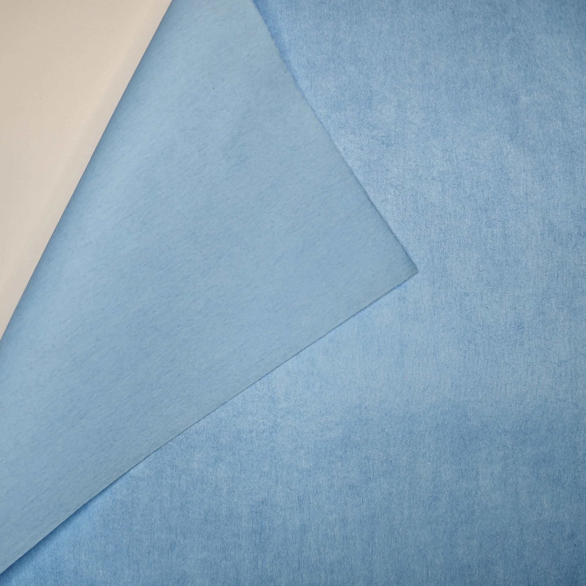 raw material  spunlace viscose +PE FILM laminated non woven fabric for making medical absorbent  pad