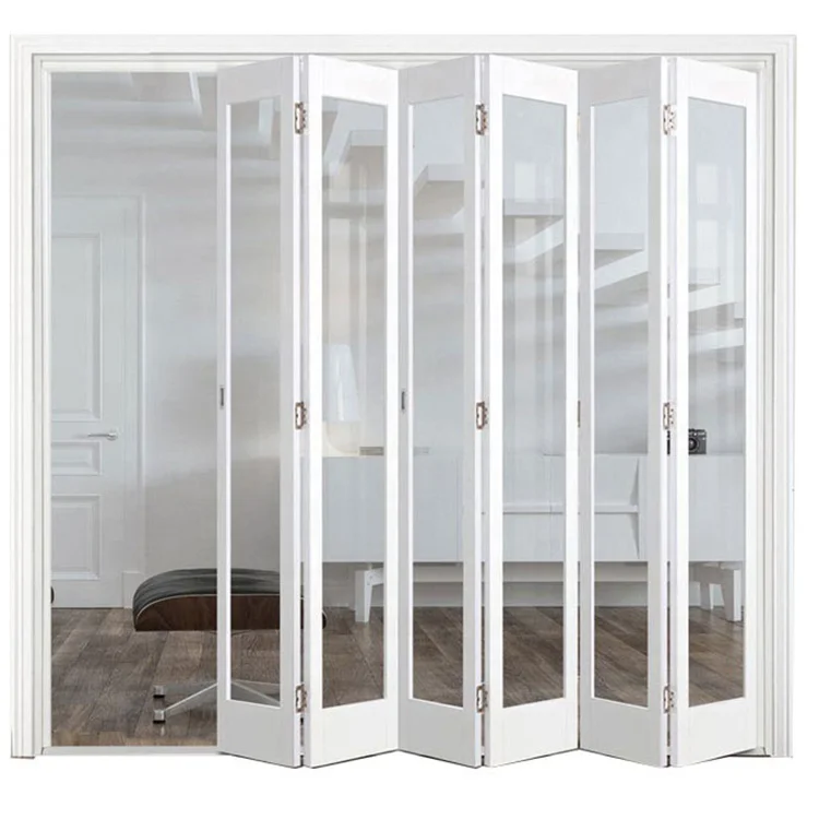 Reaching Build Brand UPVC Folding Door UPVC Folding Exterior With Import UPVC Folding Door Hardware