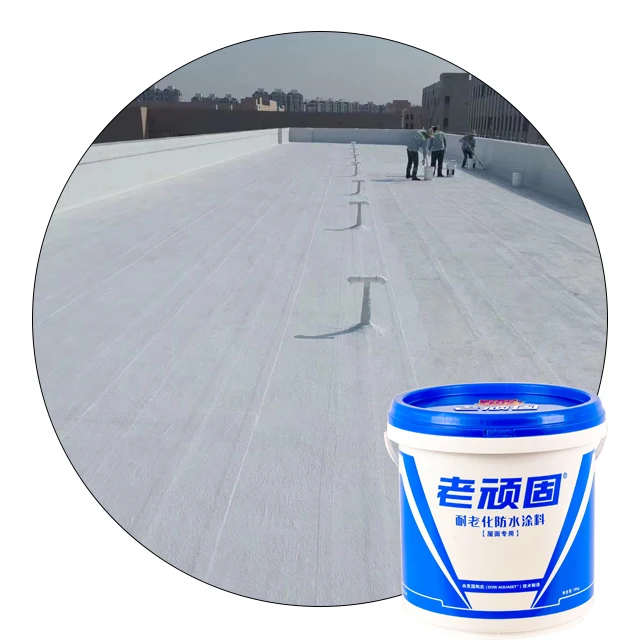 
Uv resistance and high elasticity roof coating building acrylic waterproof coating for roof 