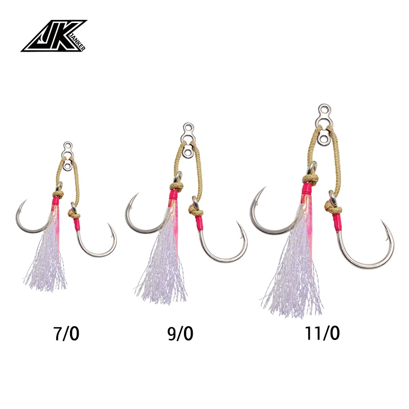 Hot Cheap Sell JANKER Assist Hook Jigging PAST-L Powerful Fishing Hooks High Carbon Steel Mustad Hook Rust Proof For Saltwater