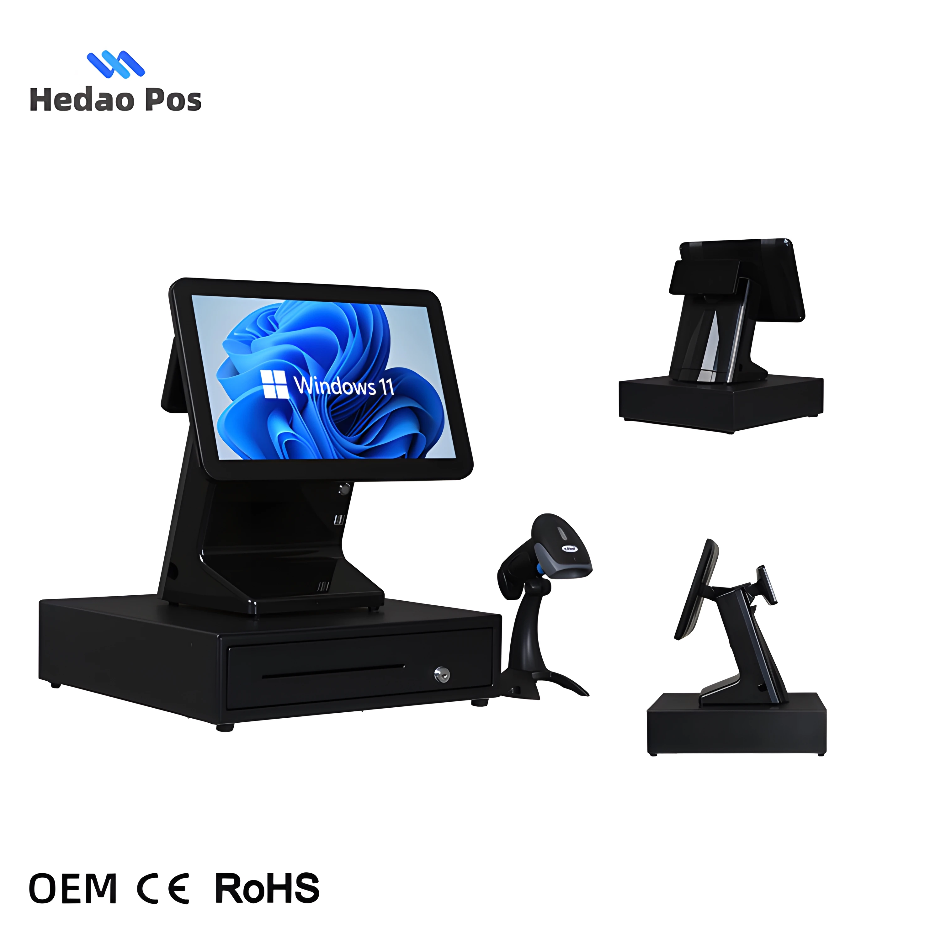Wholesale Pos Machine Cash Register Pos Systems Cashier Payment Cash Register With Vfd Lcd Customer Display