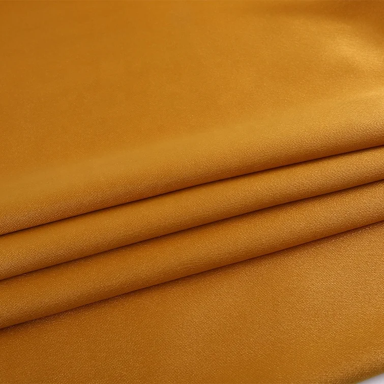 China suppliers chinese shiny polyester spandex silk satin fabric