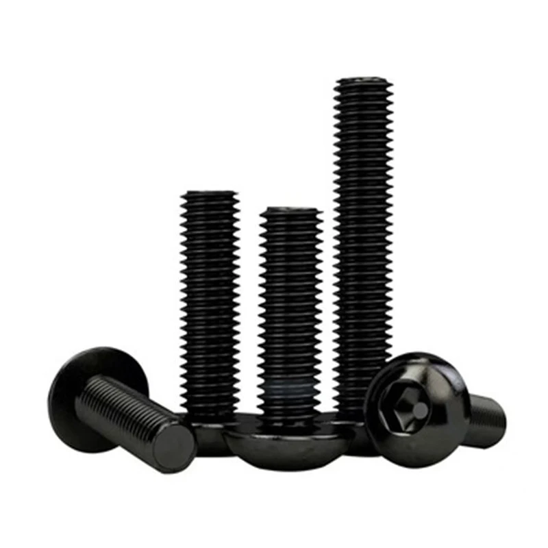 Black Oxide Zinc Plated Stainless Steel Carbon Steel Self Tapping Hex Slot Pan Hex Socket Head Screw For Machine Industry