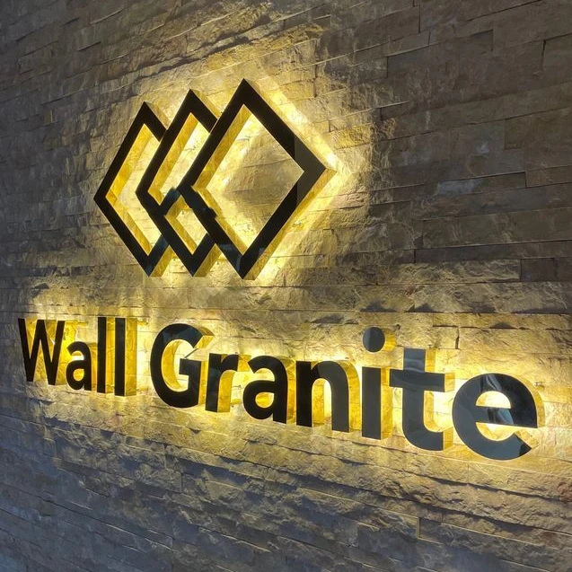 Office Commercial Business Reception Led Signs 3d Signage Backlit customizable store front sign Metal Logo channel Letter