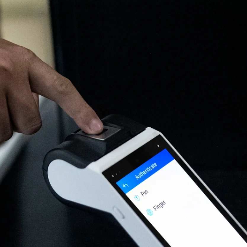 POS терминал оплаты кредитной карты магнитная карта микросхема NFC QR-код 4G Bluetooth Android Встроенный термопринтер